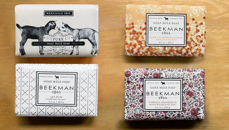 beekman 1802 goat milk soap scents