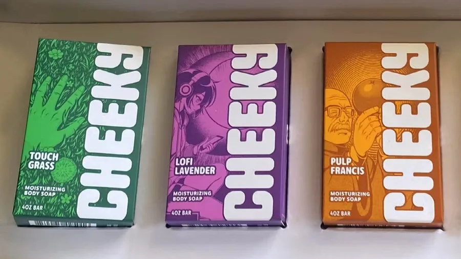 cheeky moisturizing body soap scents