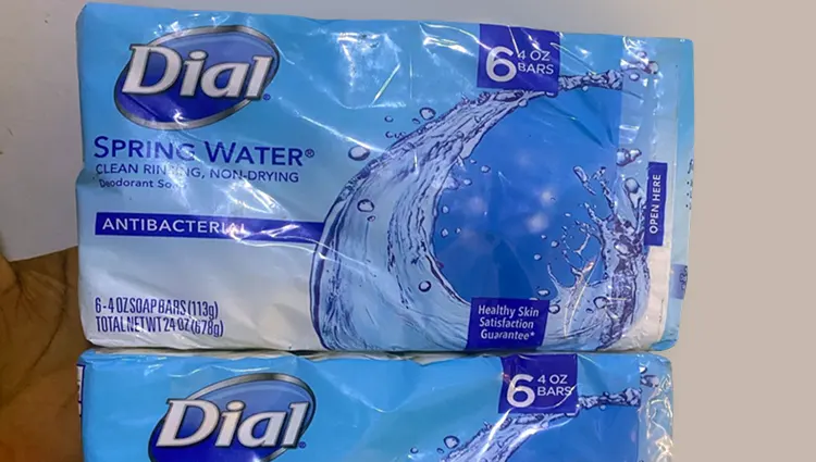 dial soap spring water scent