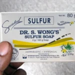 dr. s. wong's sulfur soap packaging