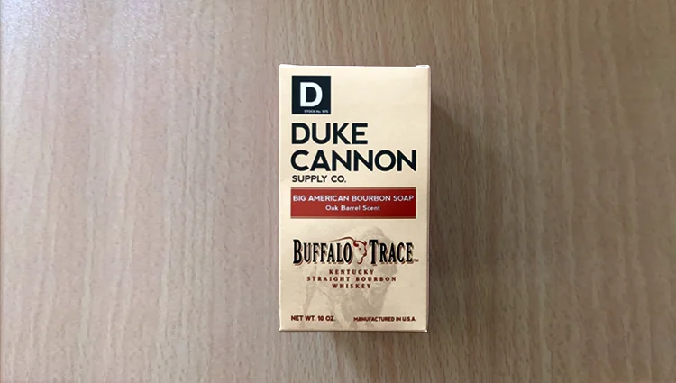 duke cannon's buffalo trace bourbon soap