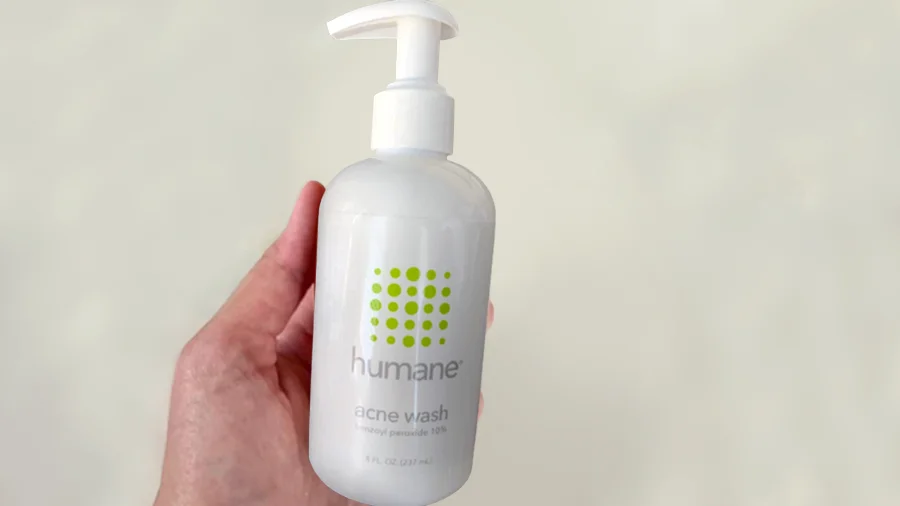 humane maximum-strength acne wash