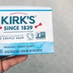 kirk's castile bar soap packaging
