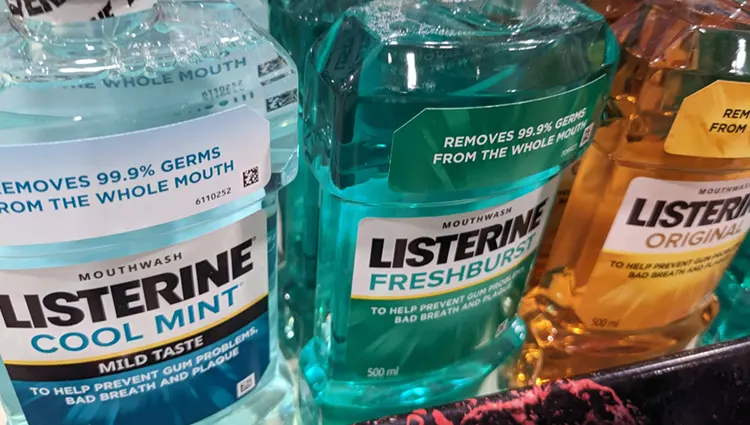 listerine mouthwash flavors