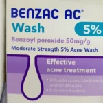 packaging of benzac ac moderate strength acne wash