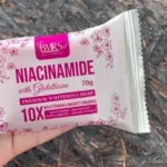 packaging of bmrs niacinamide with glutathione soap