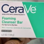 packaging of cerave foaming cleanser bar