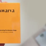 packaging of swarva persimmon soap