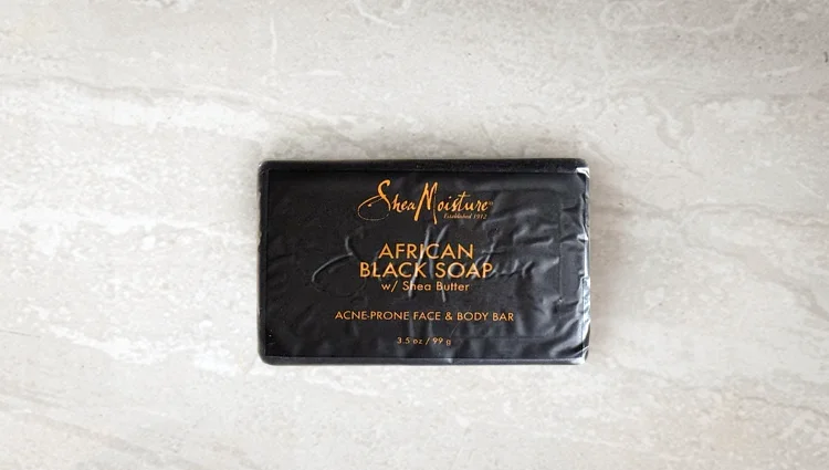 shea moisture african black soap packaging