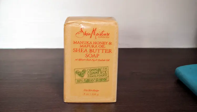 sheamoisture manuka honey & mafura oil shea butter soap