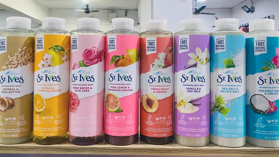 st. ives body wash scent options
